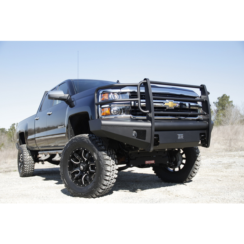 Fab Fours Elite Front Bumper w/ Grille Guard Model CH05-Q1360-1