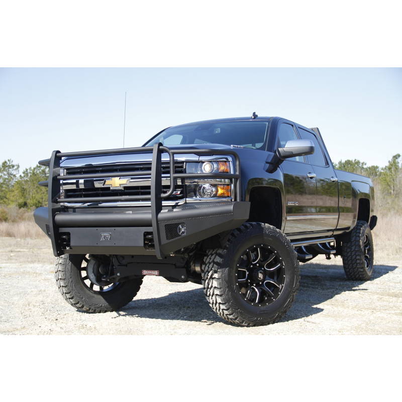 Fab Fours Elite Front Bumper w/ Grille Guard Model CH05-Q1360-1