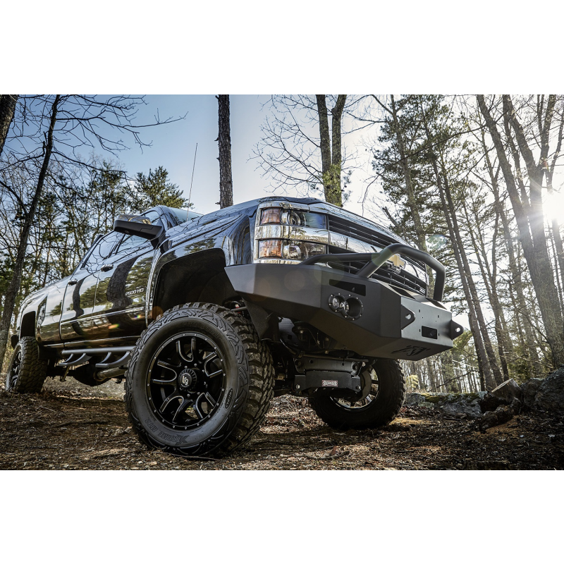 Fab Fours Premium Heavy Duty Winch Front Bumper w/ Pre Runner Guard Model CH14-A3052-1