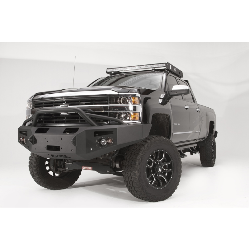 Fab Fours Premium Winch Front Bumper w/ Pre Runner Guard Model CH14-C3052-1