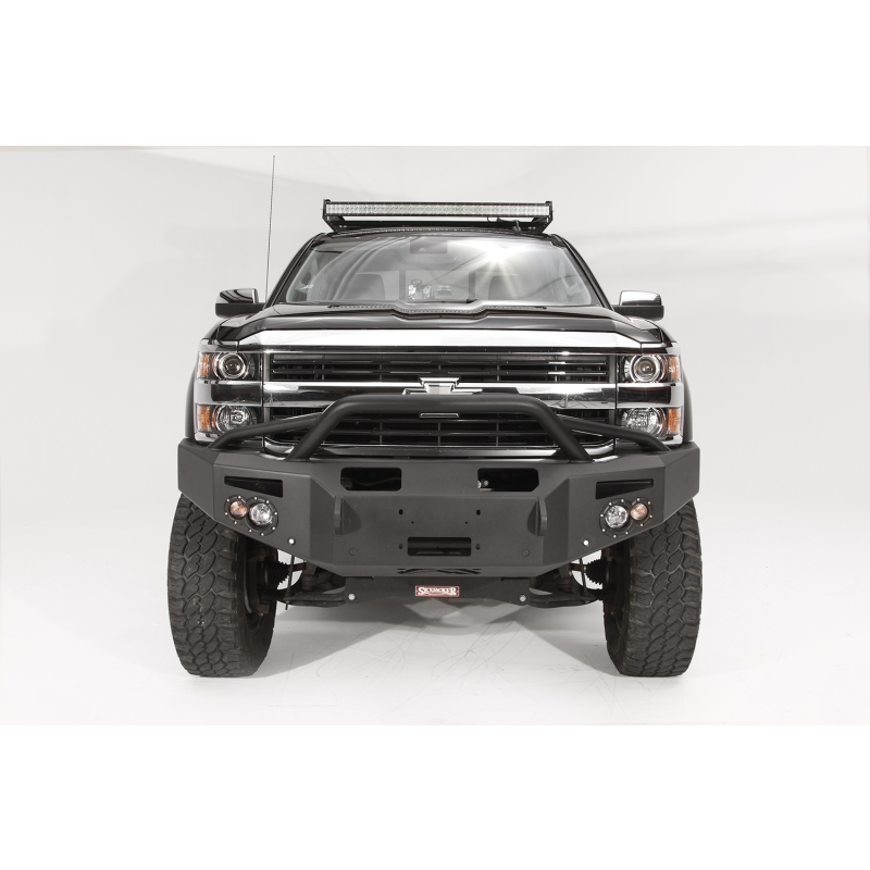 Fab Fours Premium Winch Front Bumper w/ Pre Runner Guard Model CH14-C3052-1