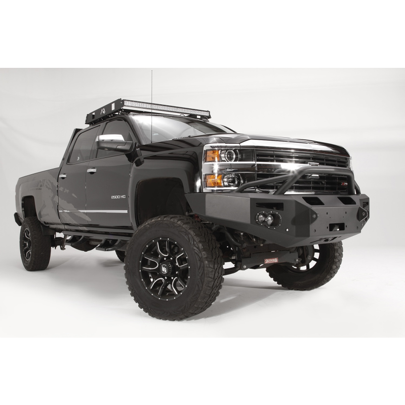 Fab Fours Premium Winch Front Bumper w/ Pre Runner Guard Model CH14-C3052-1