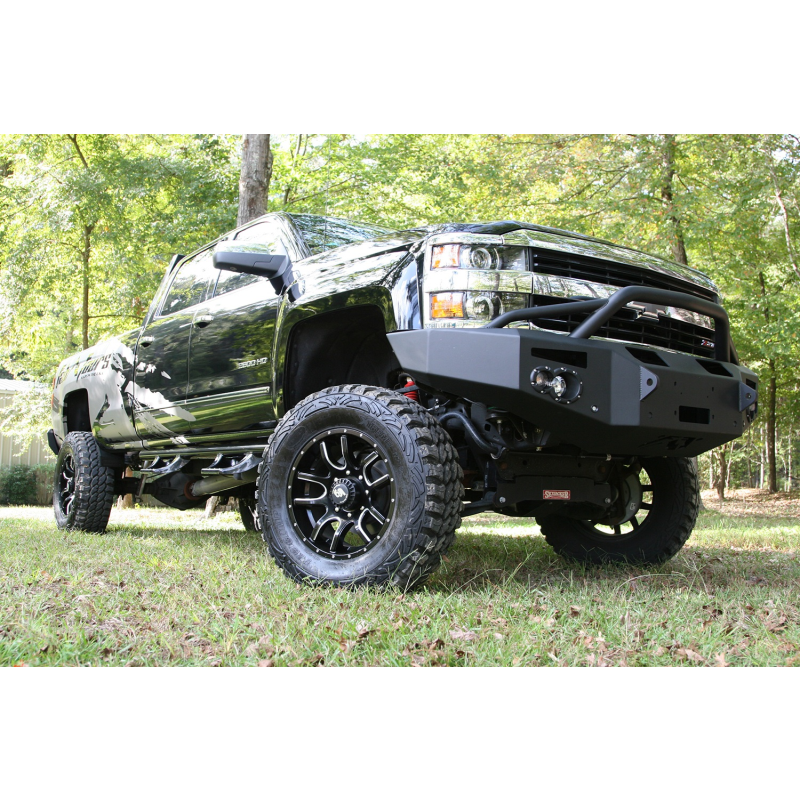 Fab Fours Premium Winch Front Bumper w/ Pre Runner Guard Model CH14-C3052-1