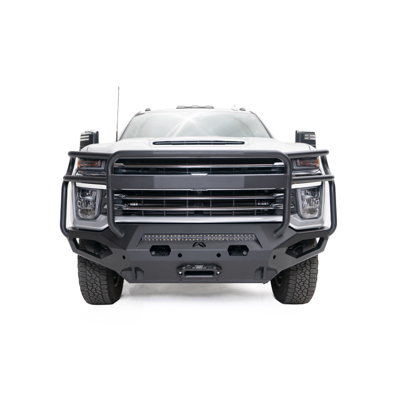 Fab Fours Matrix Front Bumper w/ Grille Guard Model CH20-X4950-1