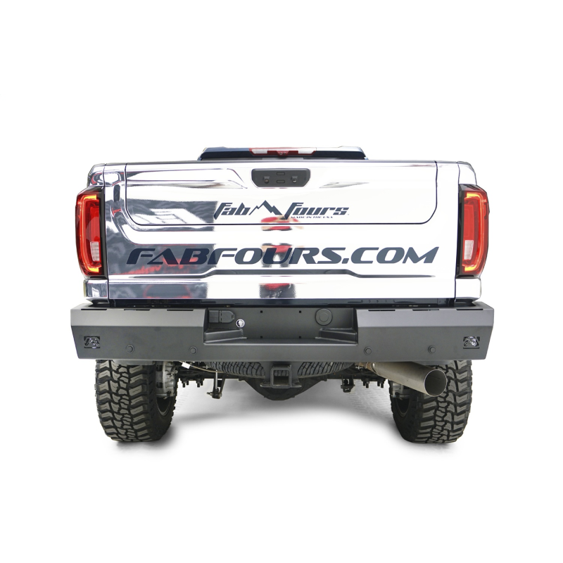 Fab Fours Red Steel Rear Bumper Model CH20-RT4950-1