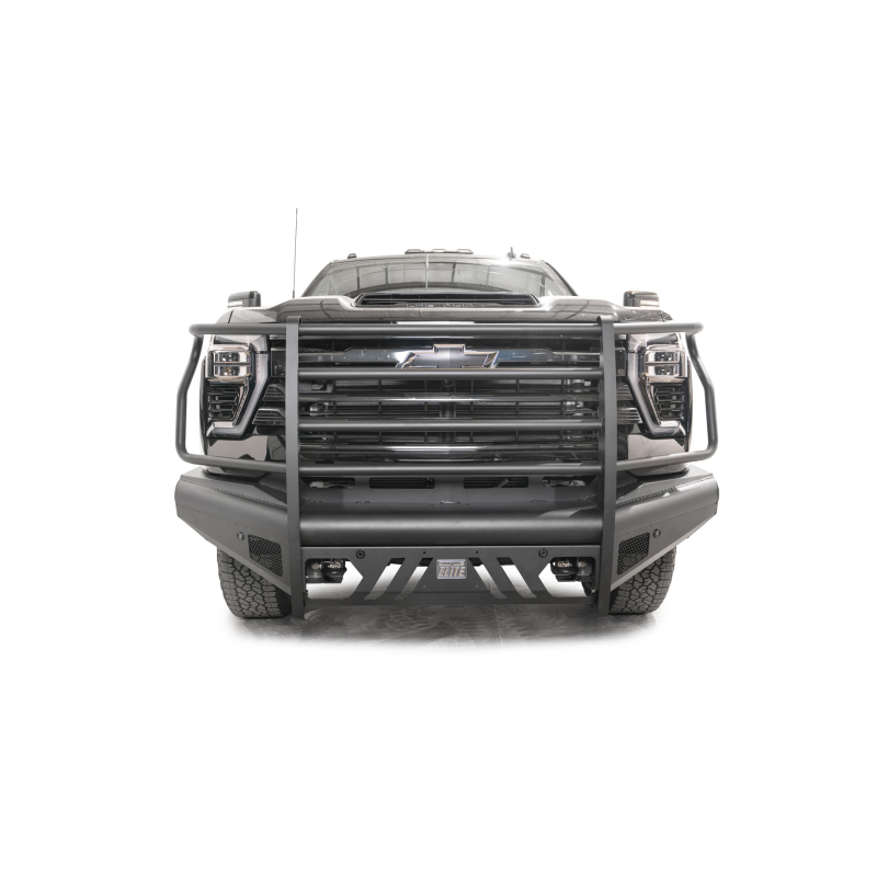 Fab Fours Elite Front Bumper w/ Grille Guard Model CH24-Q6160-1