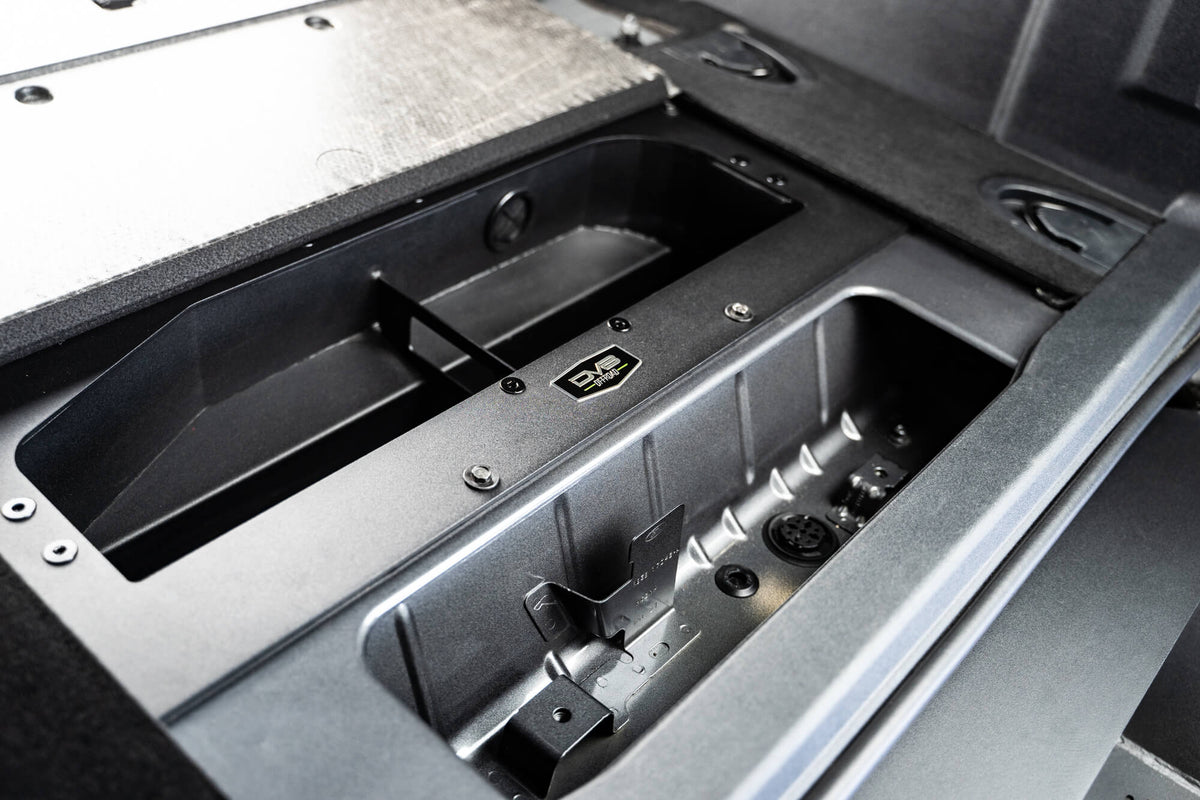 2021 2025 Ford Bronco Air Compressor Mount Storage Box DV8 Offroad