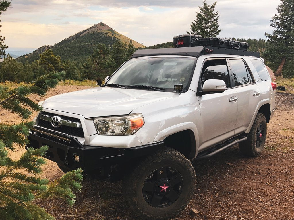 10-21 4Runner Economy Roof Rack Rack Only Without Light Bar cut-out No Switch Cali Raised LED