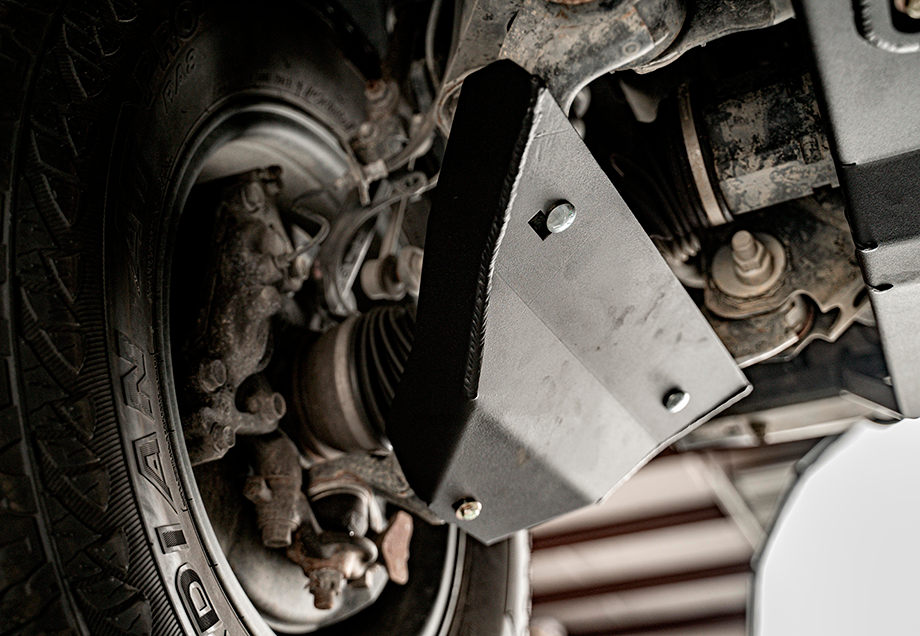 2014-Present 4Runner Fuel Tank Skid Plate Steel/Powdercoat Cali Raised LED
