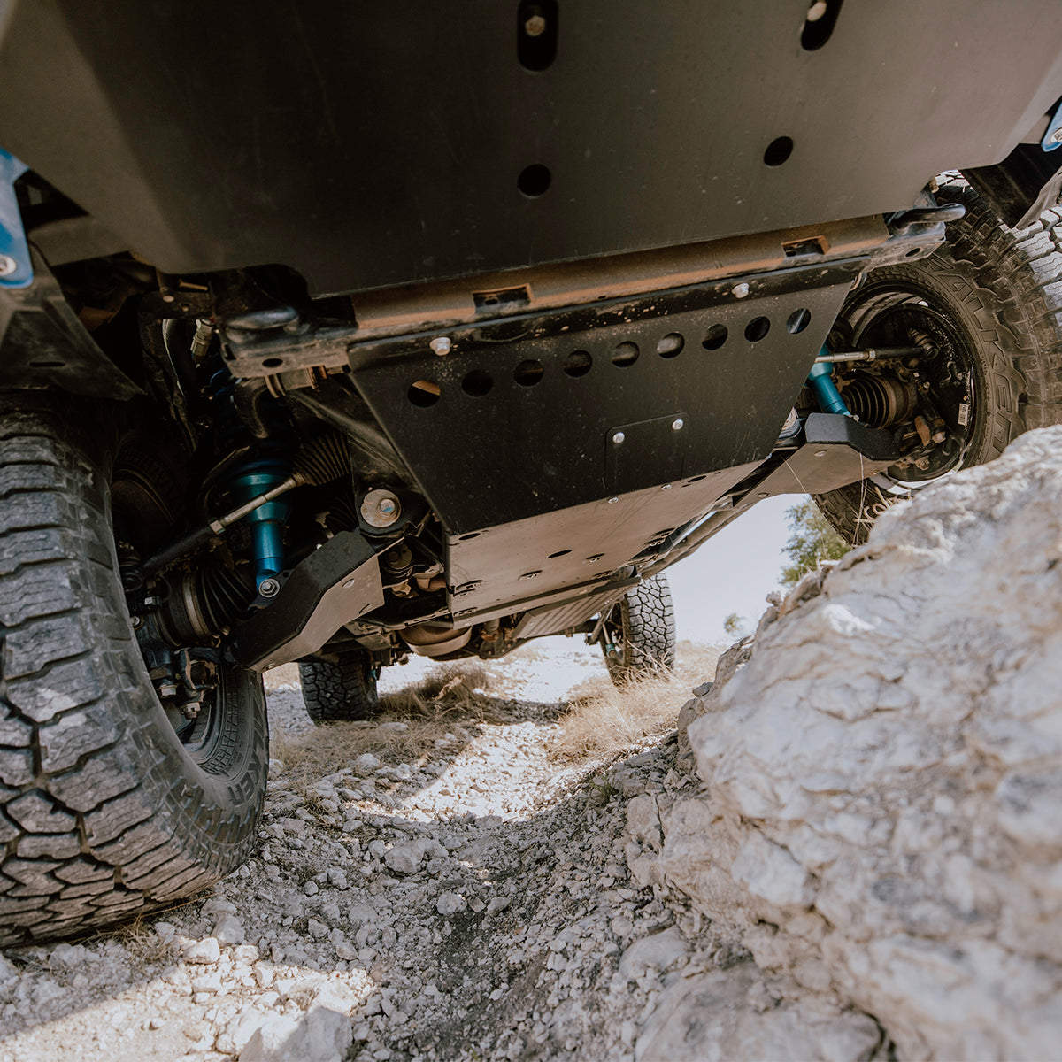 2014-Present 4Runner Complete Skid Plate Collection Aluminum/Powdercoat Cali Raised LED