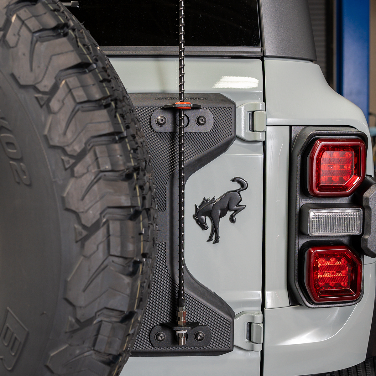Rear Antenna Mount Fits 22-Present Ford Bronco Raptor Cali Raised LED