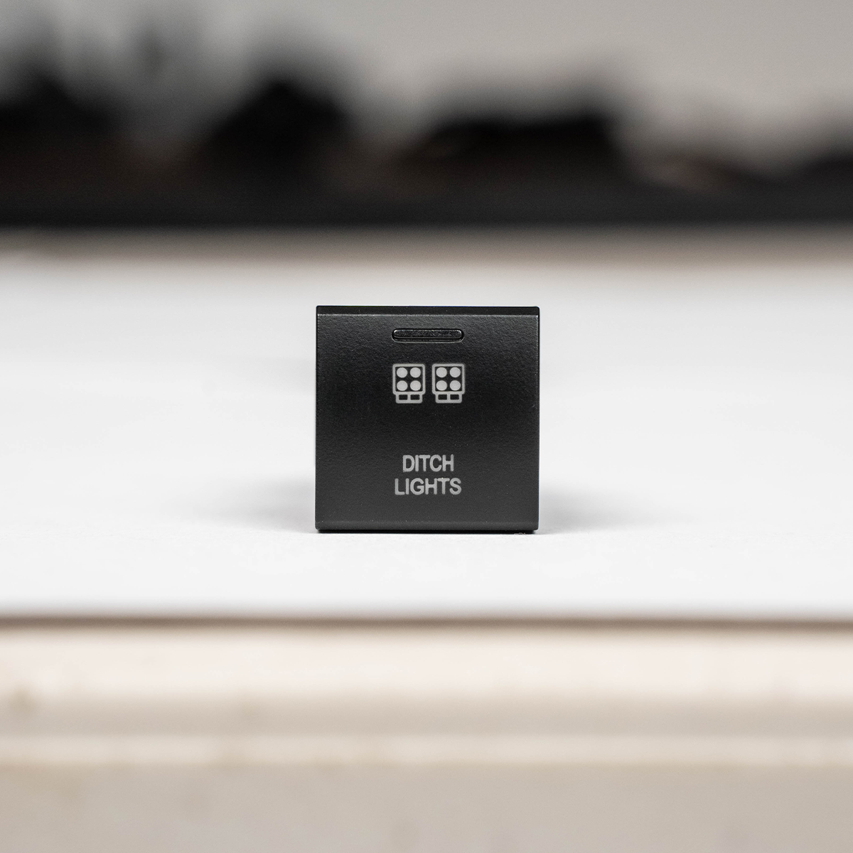 Low Profile Ditch Light Brackets Kit Fits 24-Present Toyota Tacoma/(2) 3.5 Inch Round Cannon Pods/Toyota OEM Square Style Ditch Light Switch Cali Raised LED