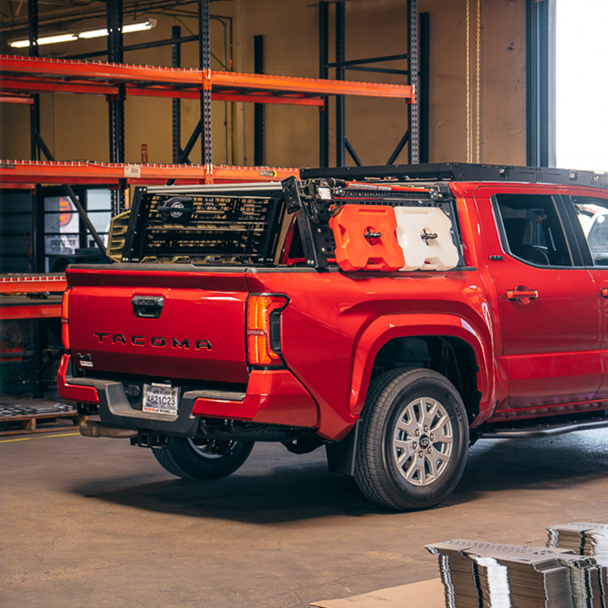 Overland Bed Rack For 24-Present Toyota Tacoma/Short Bed Mid Height Rack Cali Raised LED
