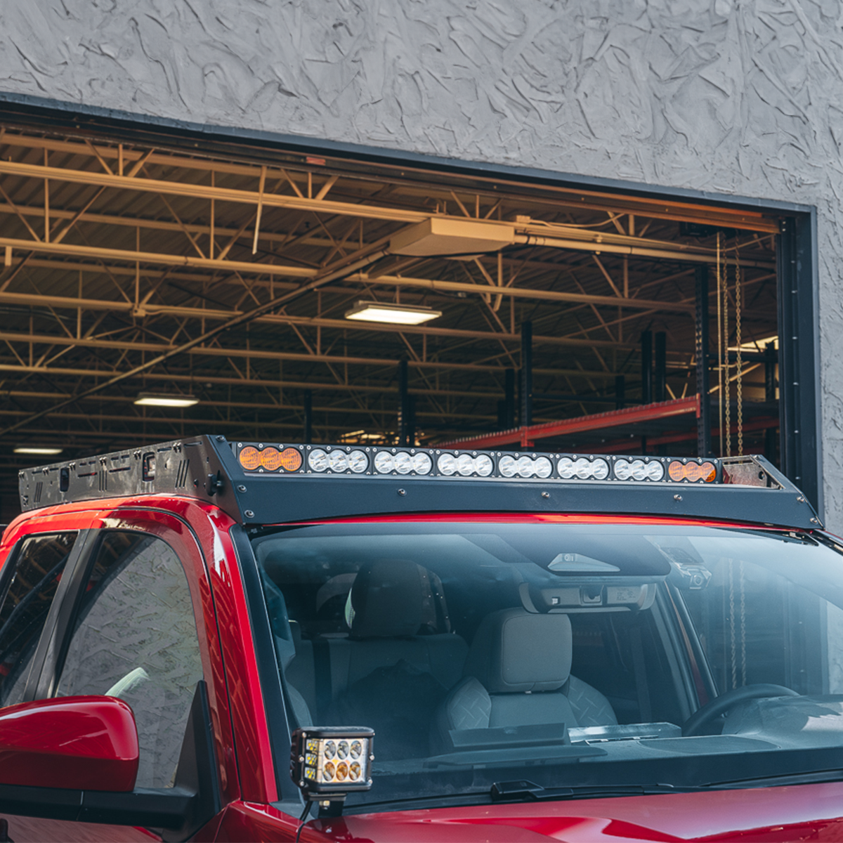 Premium Roof Rack For 24 Toyota Tacoma - Yes Lighting Cut Out Cali Raised LED