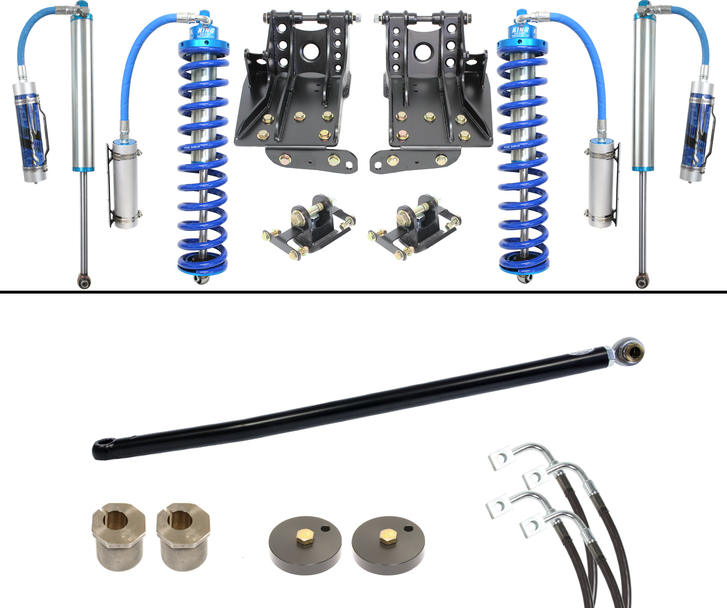Coilover 2.5 System Base 4.5 Lift 2005-07 Ford F250/F350 Diesel 4x4 Carli Suspension