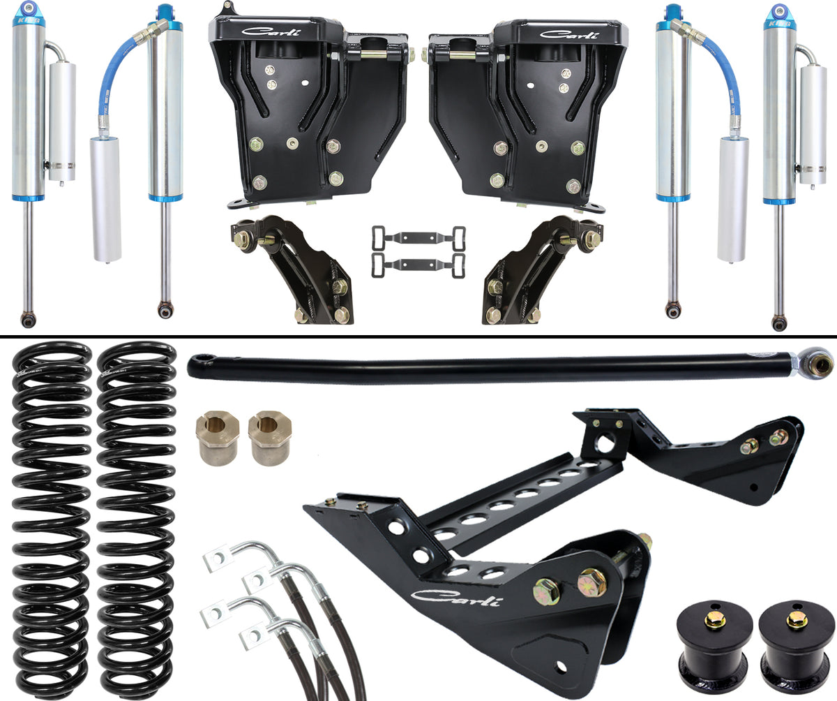 Dominator 2.5 System Base 4.5 Lift 2005-07 Ford F250/F350 Diesel Carli Suspension