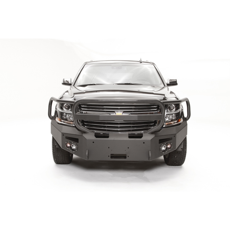Fab Fours Premium Winch Front Bumper w/ Grille Guard Model CS15-F3550-1