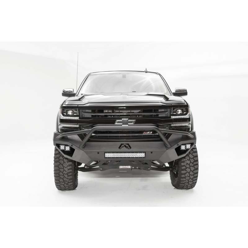 Fab Fours Vengeance Front Bumper w/ Pre Runner Guard Model CS16-D3852-1