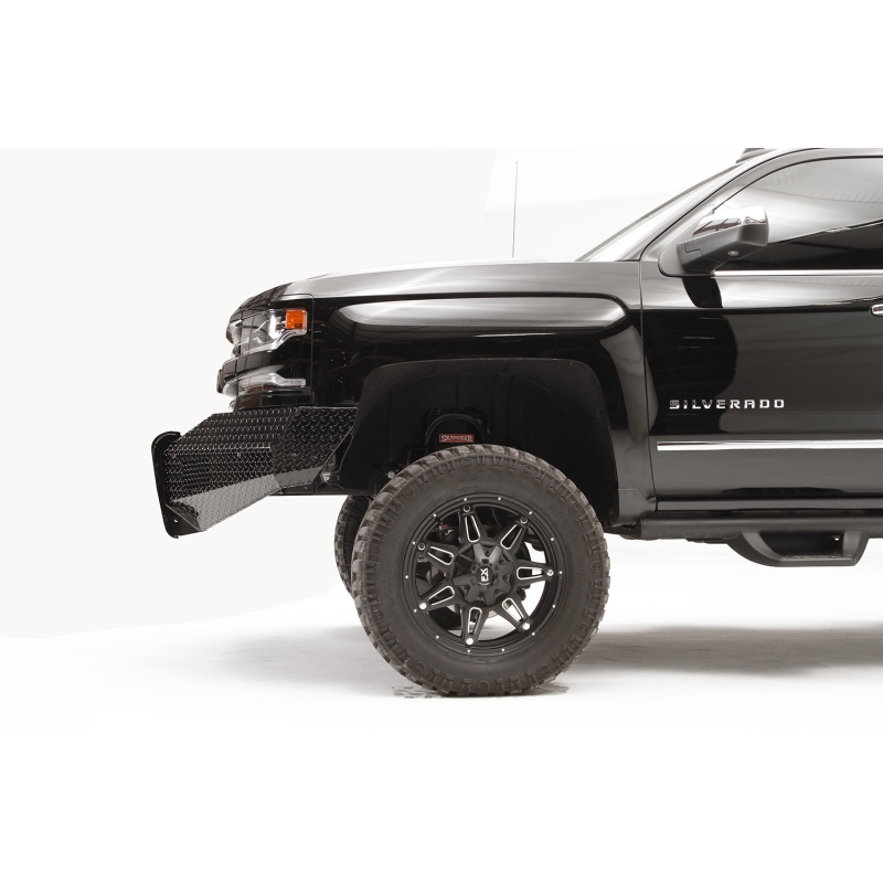 Fab Fours Black Steel Front Bumper Model CS16-K3861-1