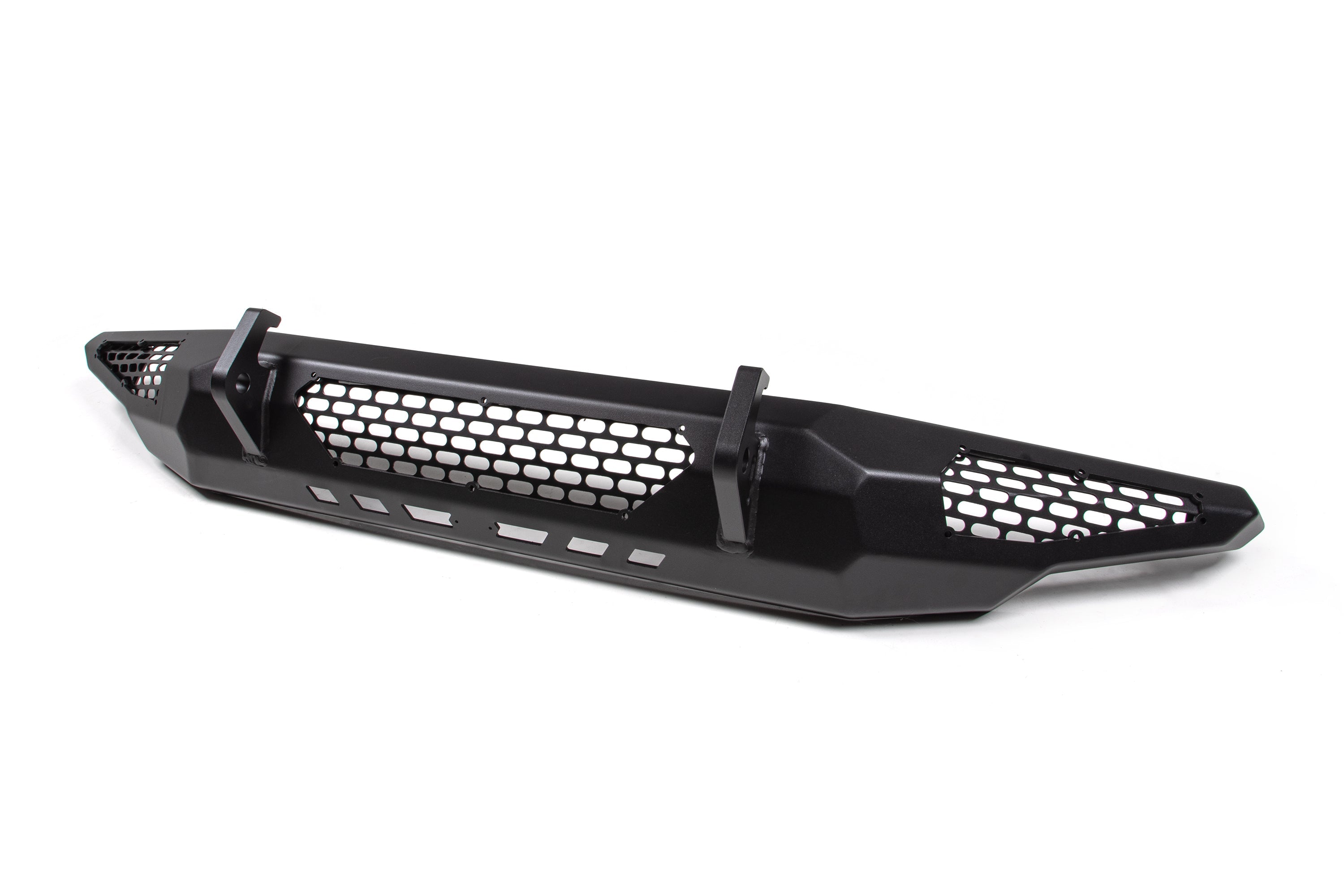 Blaze Front Bumper for 2021-2025 Ford Bronco featuring a rugged design with a mesh grille and durable construction.