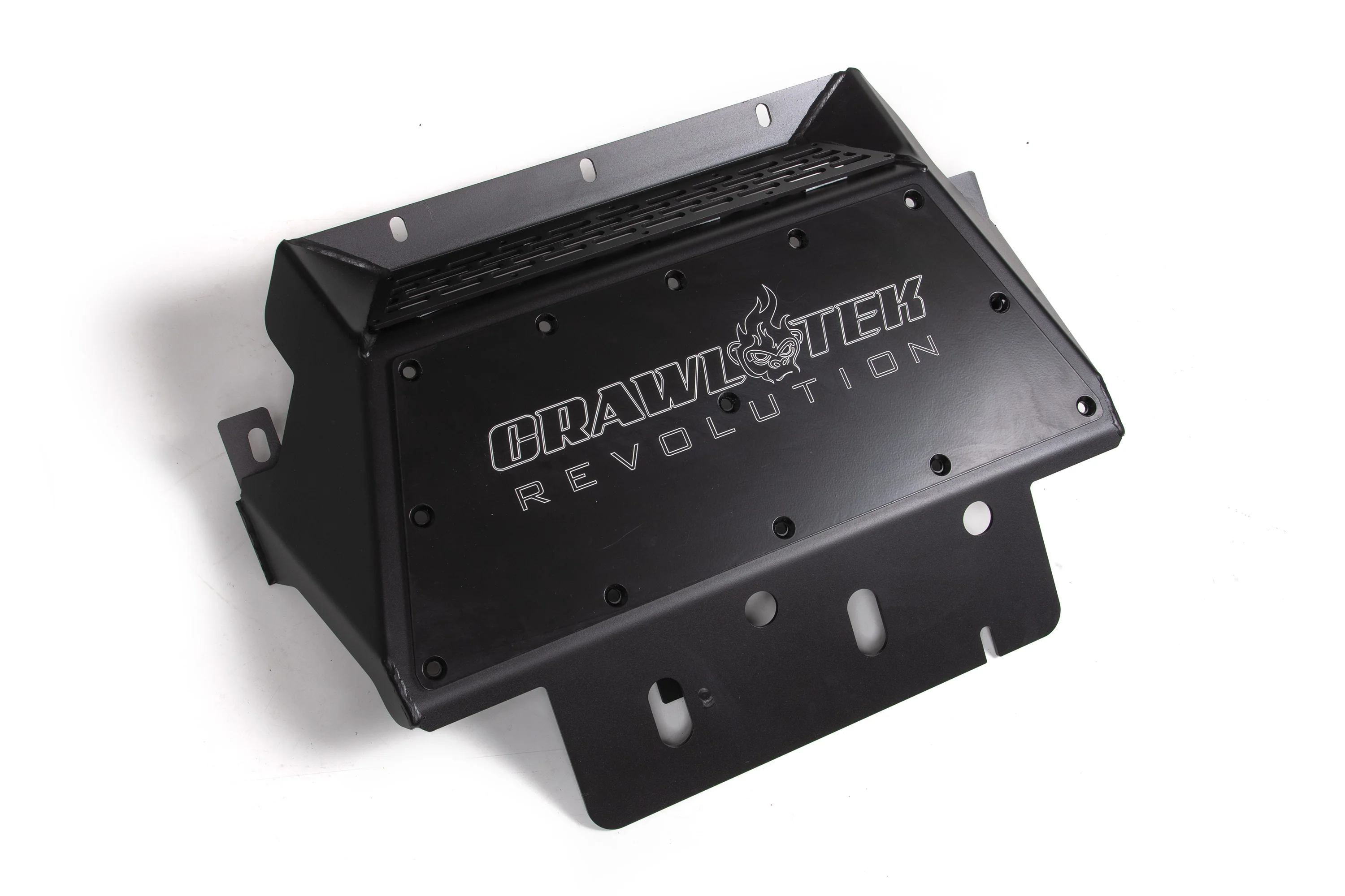 Blaze Front Skid Plate for Ford Bronco, designed for off-road protection and durability with a sleek black finish.