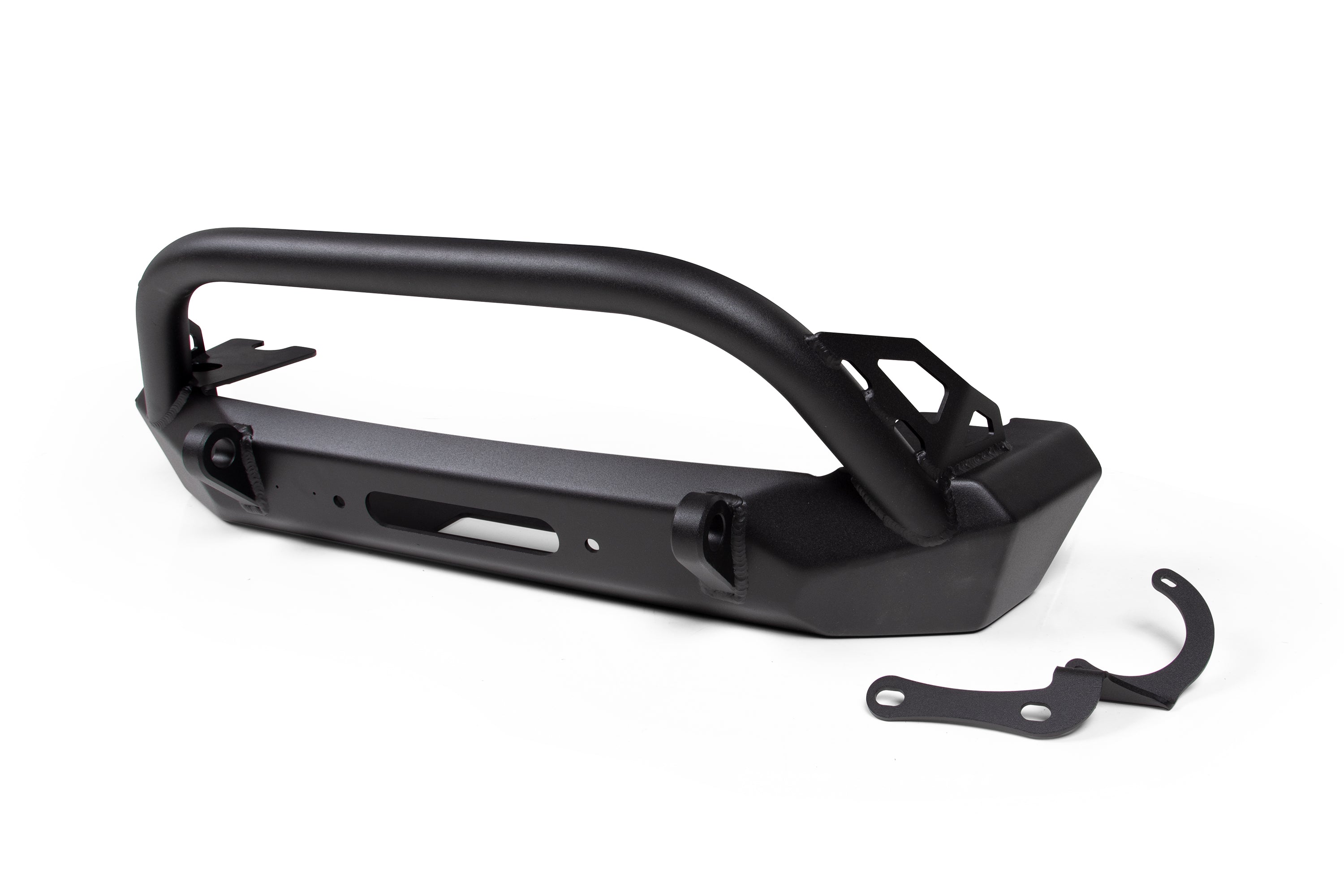 Inferno Front Winch Bumper with Flat Top Bull Bar | Jeep Wrangler JK