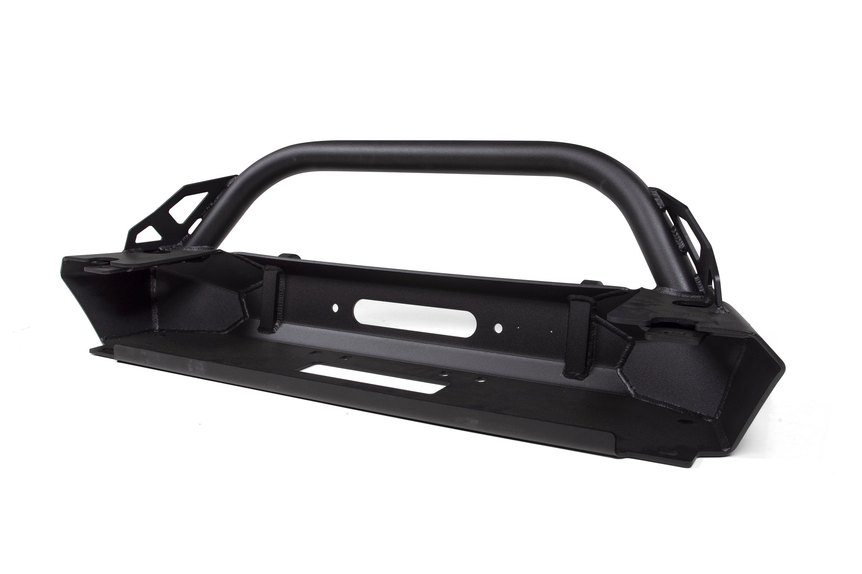 Inferno Front Winch Bumper with Flat Top Bull Bar | Jeep Wrangler JK