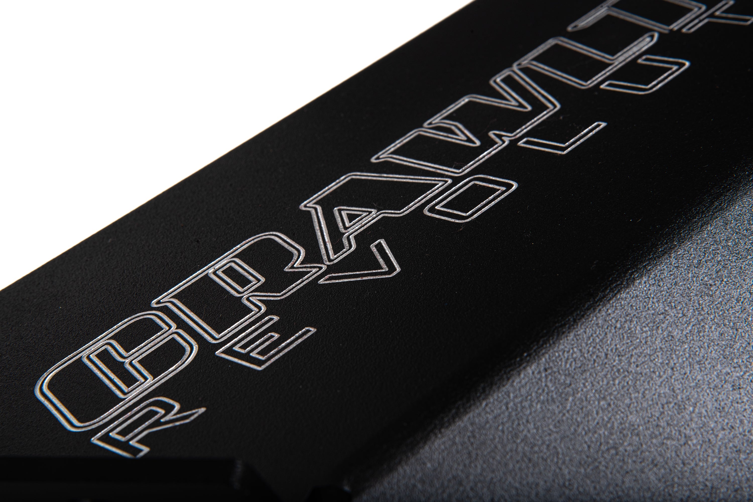 Blaze Lower Front Bumper Skid Plate for Jeep Wrangler JL featuring a durable design and engraved branding.