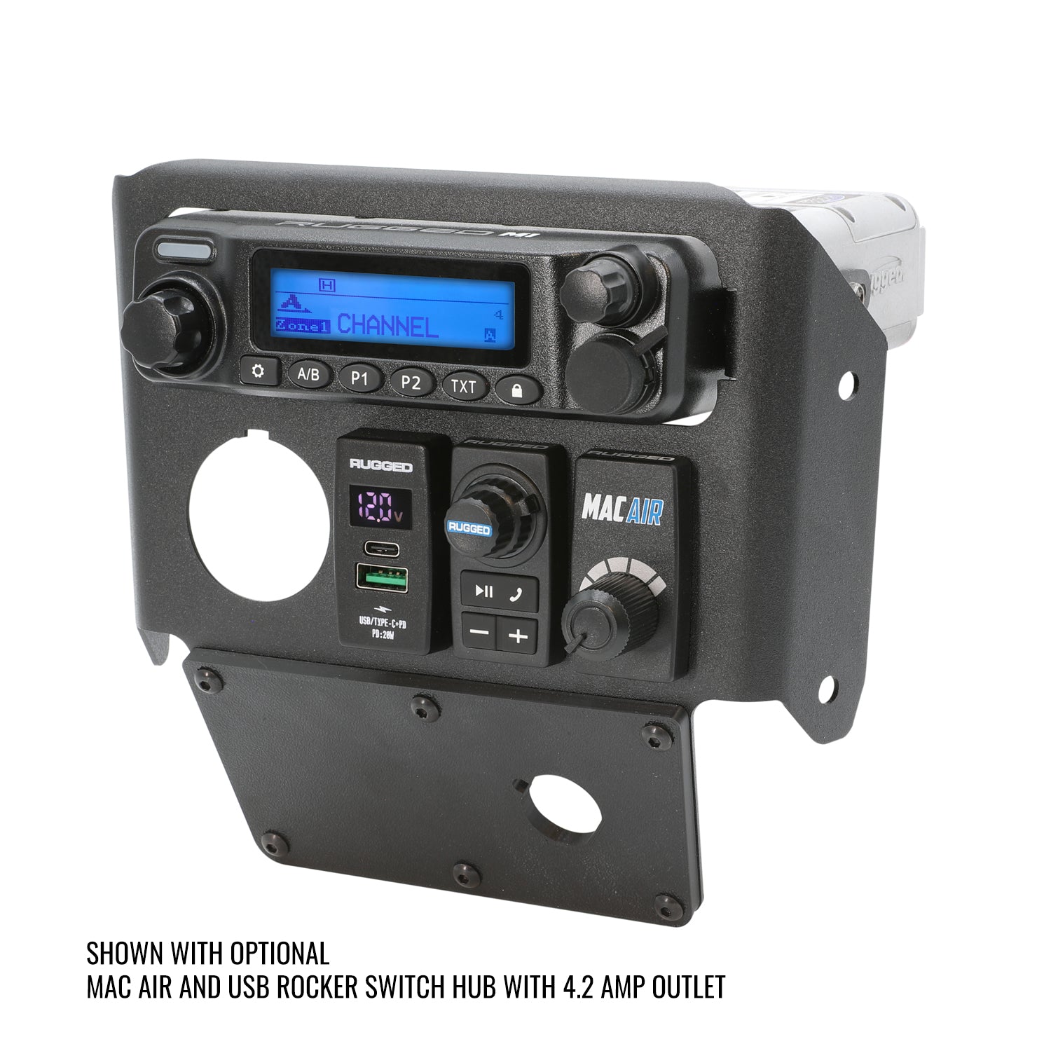 2026 Can-Am Maverick X3 Complete Communication Kit with Bluetooth Intercom and 2-Way Radio (10.25  Touchscreen Models Only) - 696 PLUS Remote Head / M1 VHF Business Band