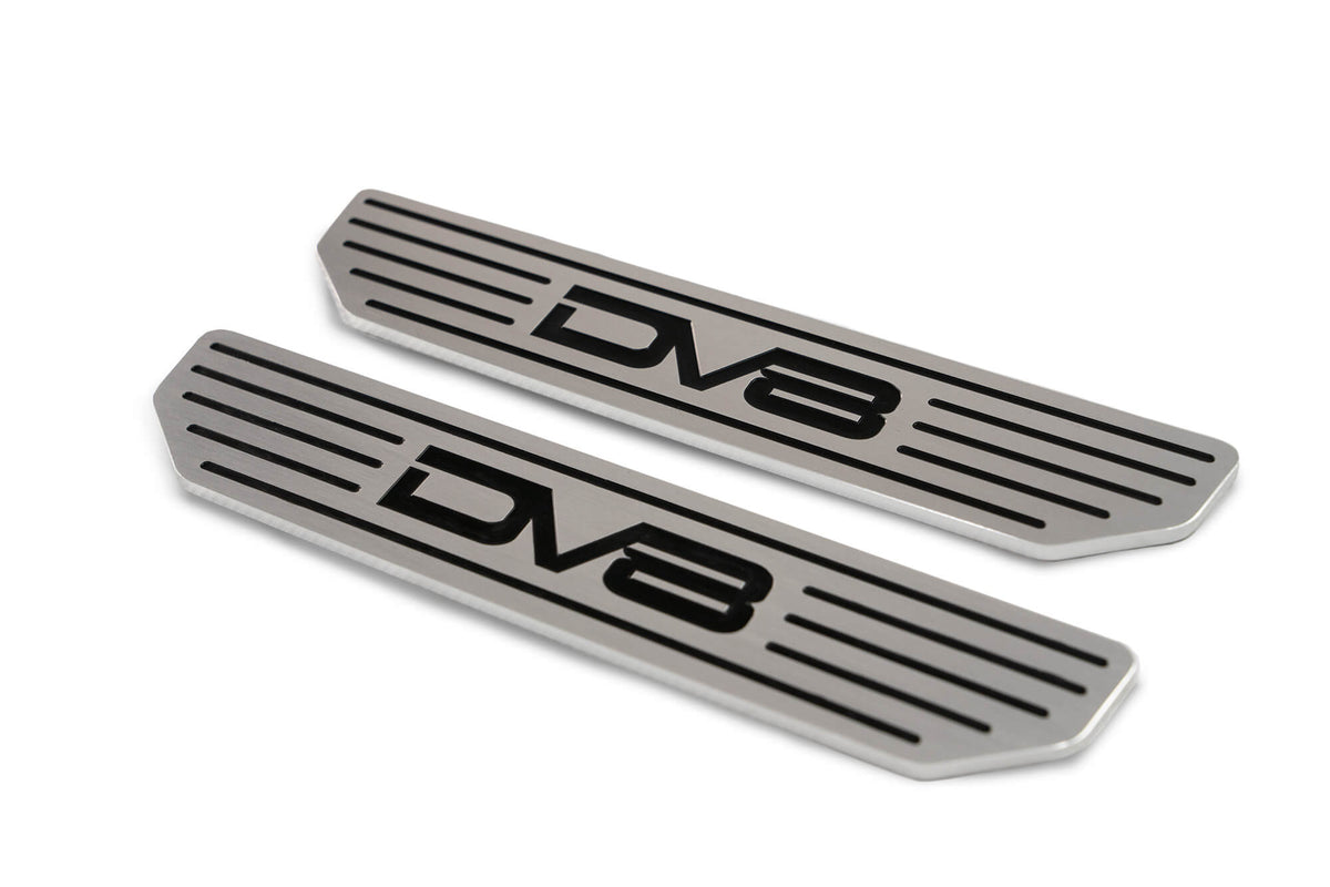 2018 2025 Jeep Wrangler JLU Gladiator JT 4 Door Sill Plates Rear Door only DV8 Offroad