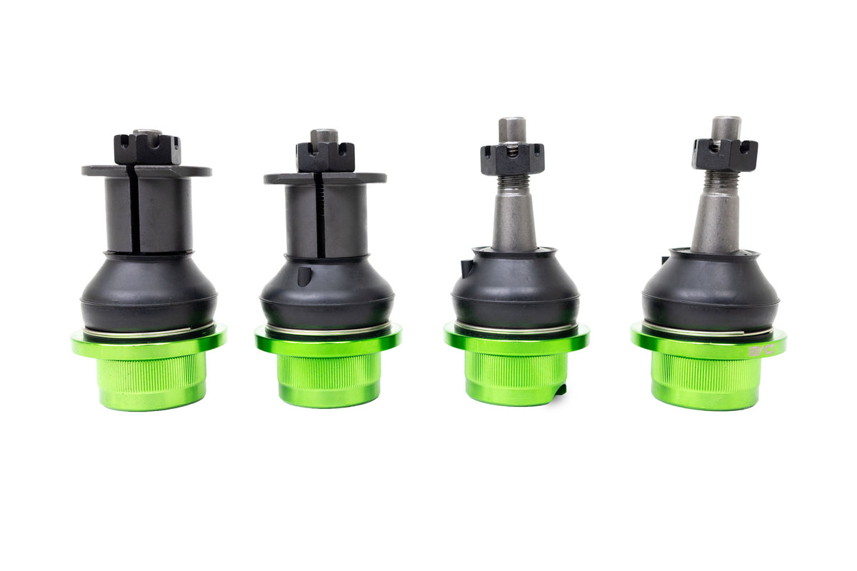 2018 2026 Jeep JL Replacement Ball Joint Kit Anodized Green Dana 30 or Dana 44 DV8 Offroad
