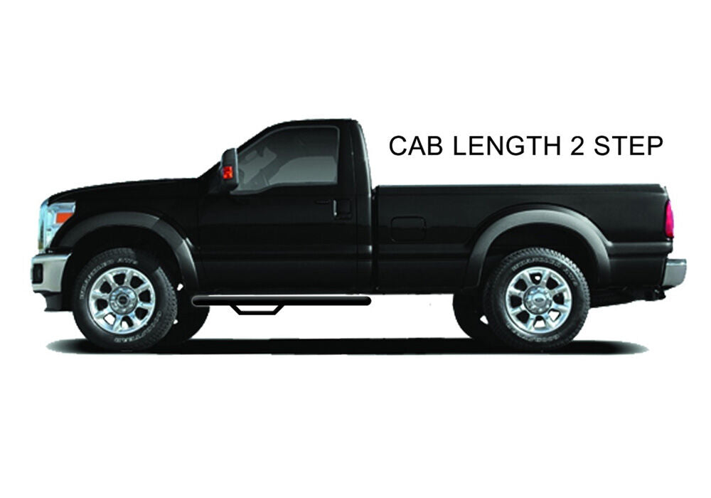 Nerf Step Bar Cab Length (1 Step per Side) 2002-2008 Dodge Ram 1500/2002-2009 2500/3500 Regular Cab Textured Black N Fab