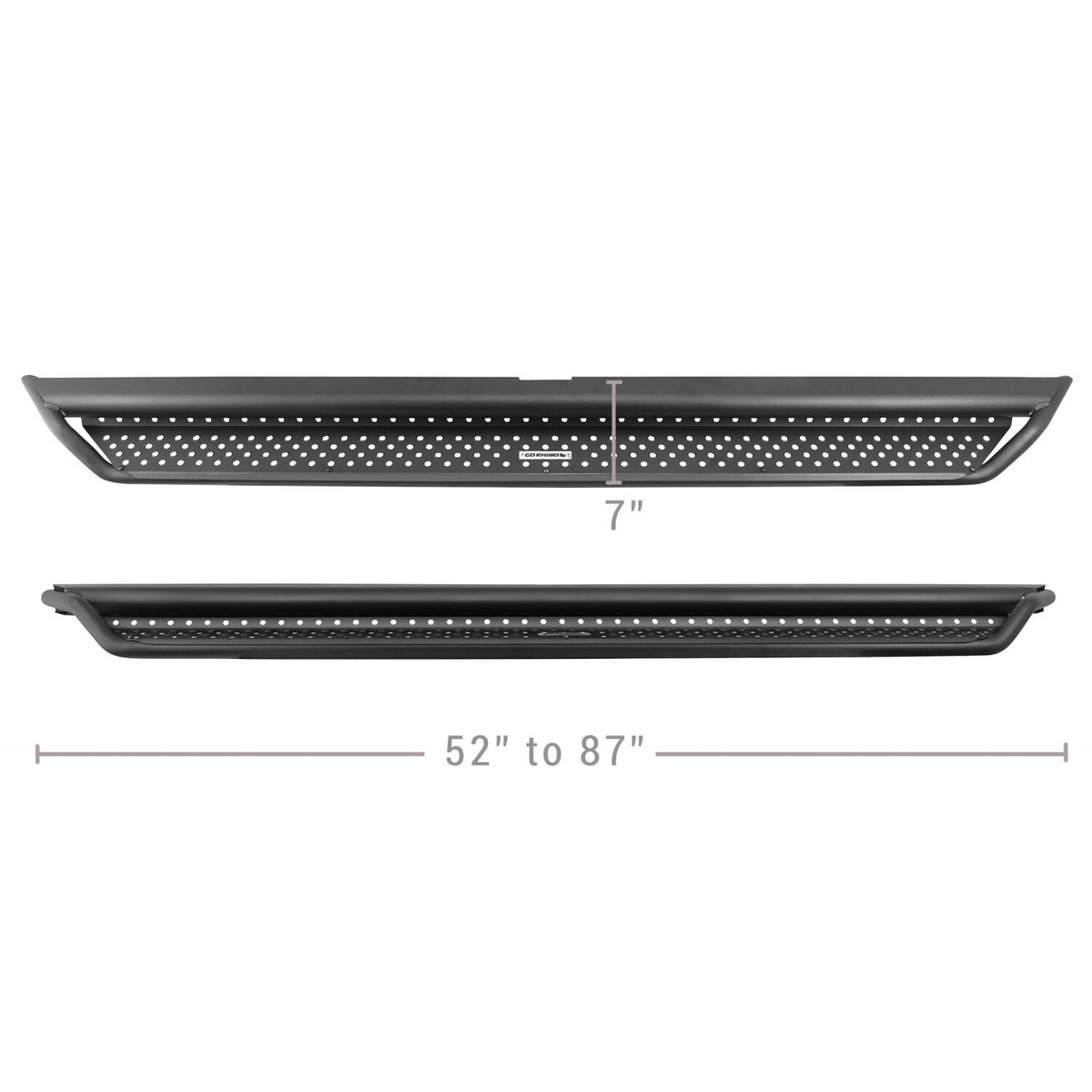 Dominator Xtreme D1 SideSteps Boards Only Textured Black 2006-2023 Tacoma 2007-2018 Jeep Wrangler JK 2014-2024 Toyota 4Runner 2015-2022 Colorado/Canyon 2021-2025 Ford Bronco Sport Go Rhino