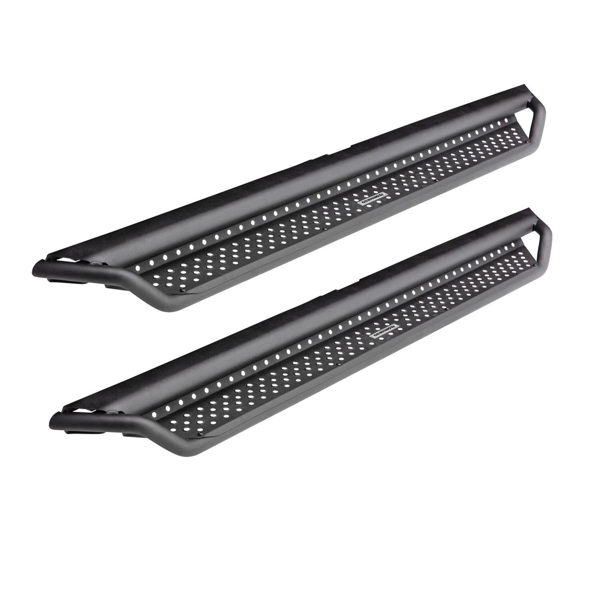 Dominator Xtreme D1 SideSteps Cab LengthWith Mounting Bracket Kit Textured Black 1999-2016 Ford F-250/F-350 Extended Cab Go Rhino