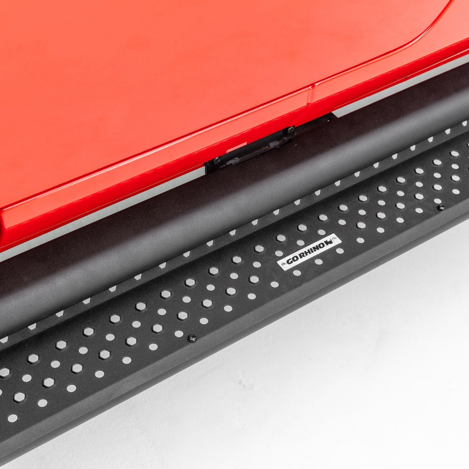 Dominator Xtreme D1 SideSteps With Mounting Bracket Kit Textured Black 2007-2021 Toyota Tundra Go Rhino