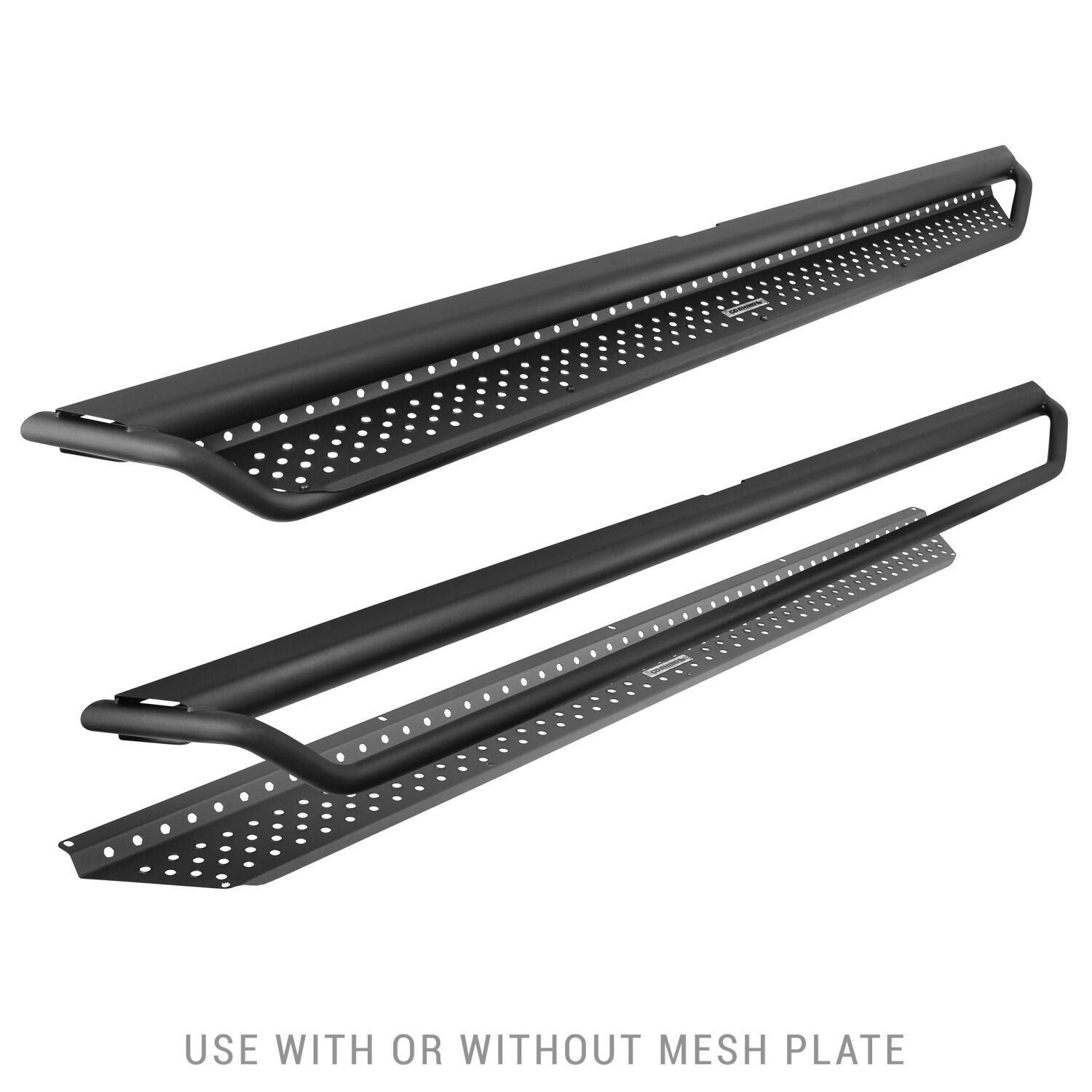 Dominator Xtreme D1 SideSteps With Mounting Bracket Kit Textured Black For 2007-2018 Jeep Wrangler JK 2 Door  Go Rhino