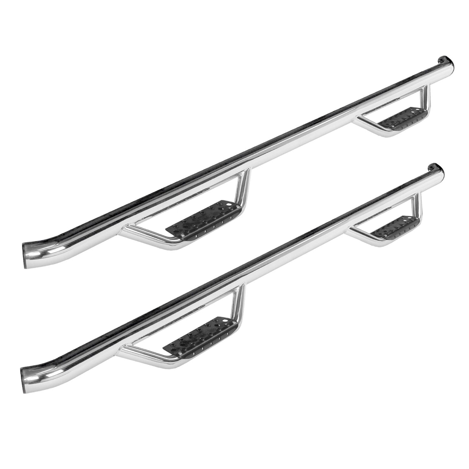 Dominator Classic D2 SideSteps With Mounting Bracket Kit Polished Stainless Steel 2009-2014 Dodge Ram 1500 Go Rhino