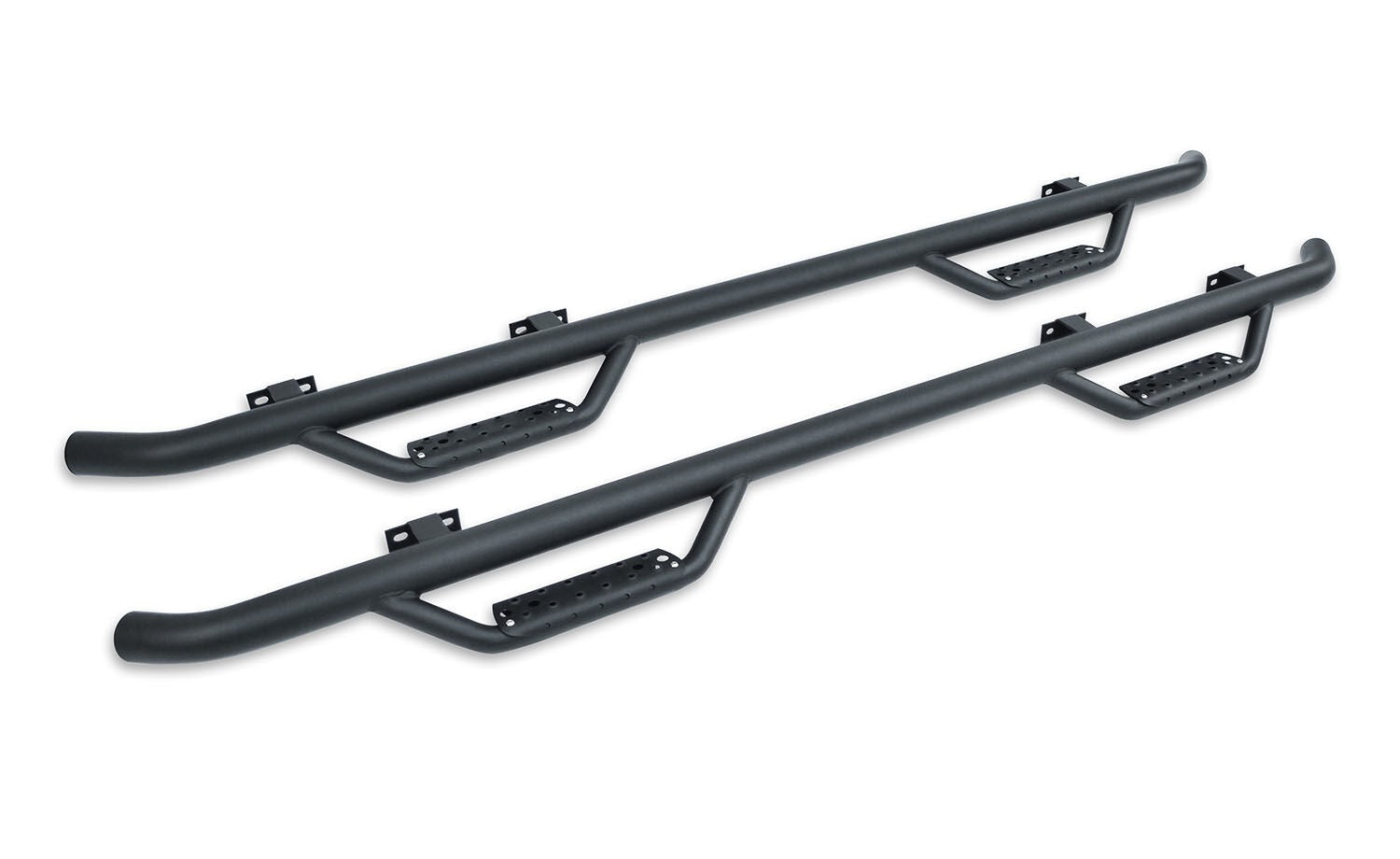 Dominator Classic D2 SideSteps W/Brackets Kit Textured Black 2009-2014 Dodge Ram 1500 Go Rhino