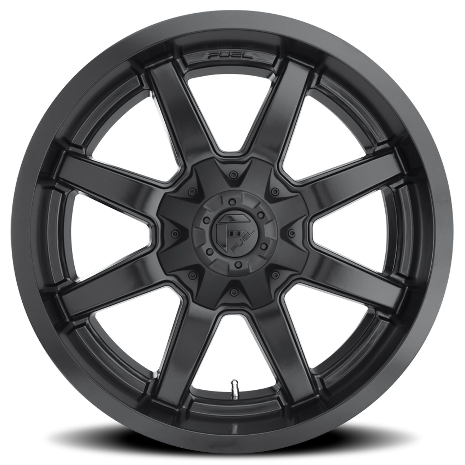 Aluminum Wheels 18X9 Maverick D436 8 On 180 Satin Black 125.1 Bore 1 Offset 8 Spoke Fuel Off Road Wheels