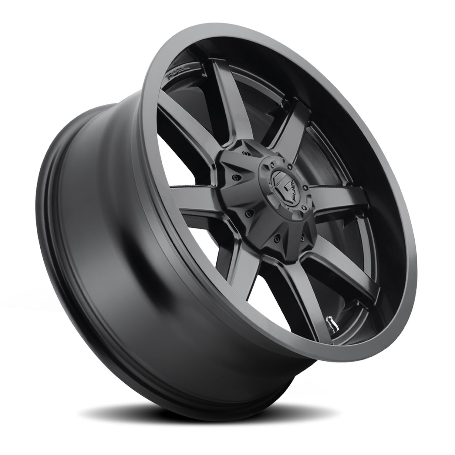 Aluminum Wheels 18X9 Maverick D436 8 On 165.1 Satin Black 125.1 Bore -12 Offset 8 Spoke Fuel Off Road Wheels