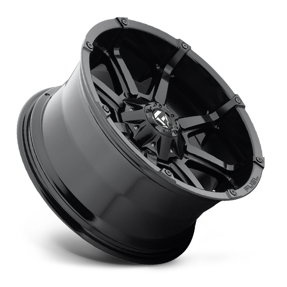 Aluminum Wheels 20X10 Coupler D575 8 On 170 Gloss Black 125.2 Bore -12 Offset 8 Spoke Fuel Off Road Wheels