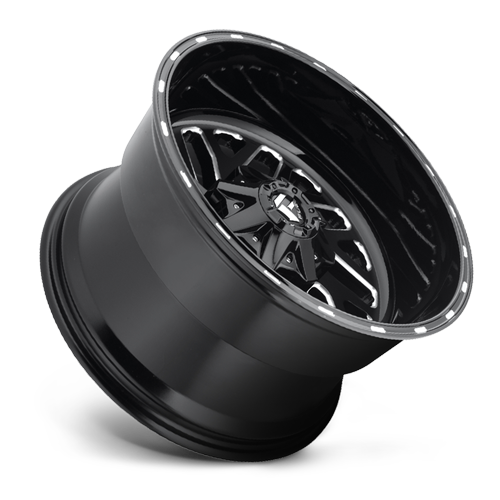 Aluminum Wheels 20X10 Triton D581 8 On 170 Gloss Black Milled 125.1 Bore -18 Offset Mesh Spoke 40 Lbs Fuel Off Road Wheels