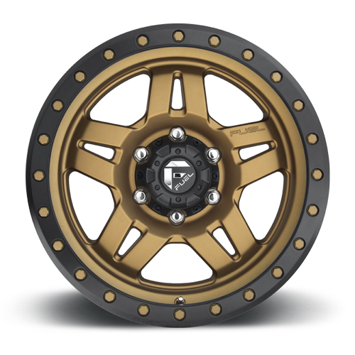 Aluminum Wheels 18X9 Anza D583 6 On 139.7 Bronze 108 Bore 20 Offset 5 Spoke Fuel Off Road Wheels