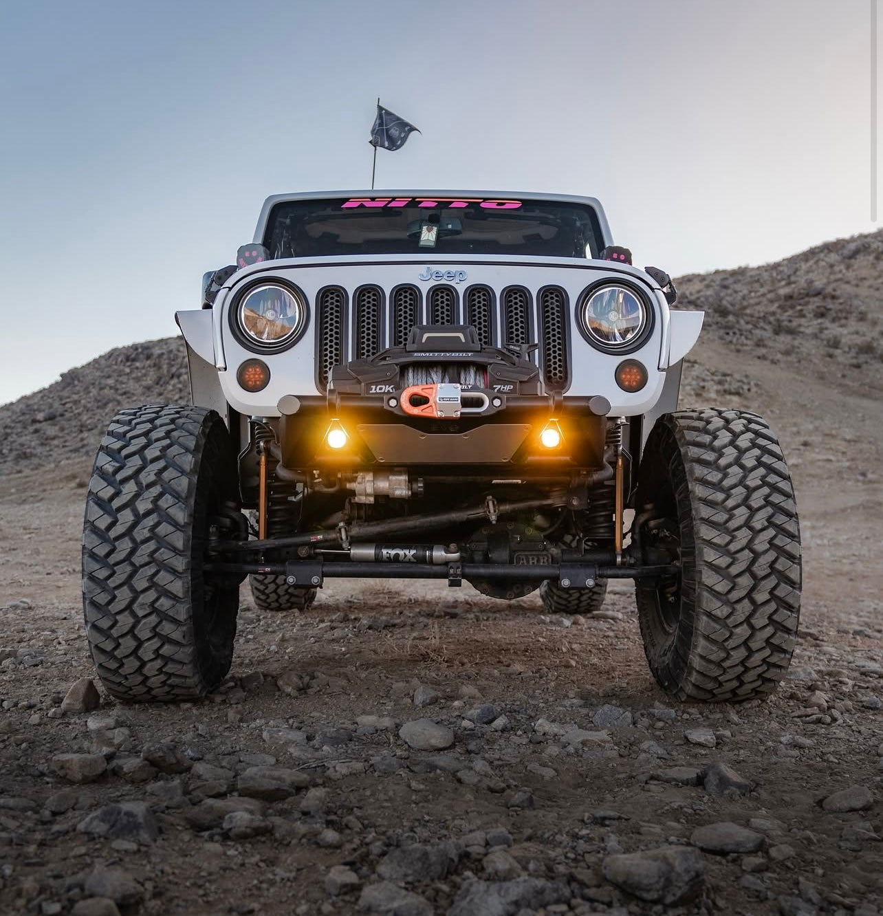 KSPEC Pre Runner Front Winch Tube Bumper JK JL JT
