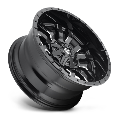 Aluminum Wheels 17X9 Sledge D595 5 On 139.7/5 On 150 Gloss Black Milled 110.3 Bore 1 Offset Fuel Off Road Wheels