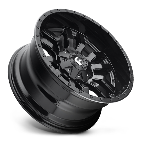 Aluminum Wheels 20X9 Sledge D596 6 On 135/6 On 139.7 Matte Black/Gloss Black Lip 106.3 Bore 20 Offset Fuel Off Road Wheels