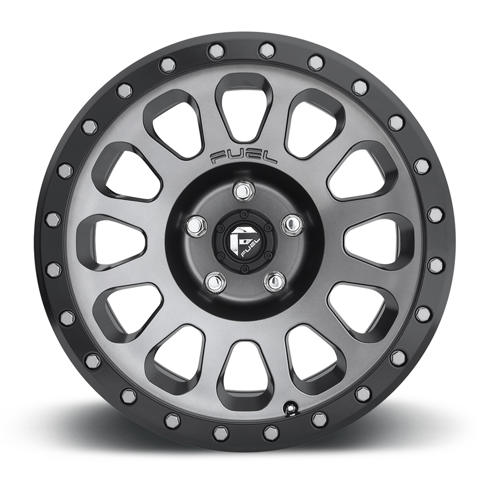 Aluminum Wheels 20X9 Vector D601 6 On 135 Anthracite Gray Black Bead Ring 87.1 Bore 1 Offset Fuel Off Road Wheels