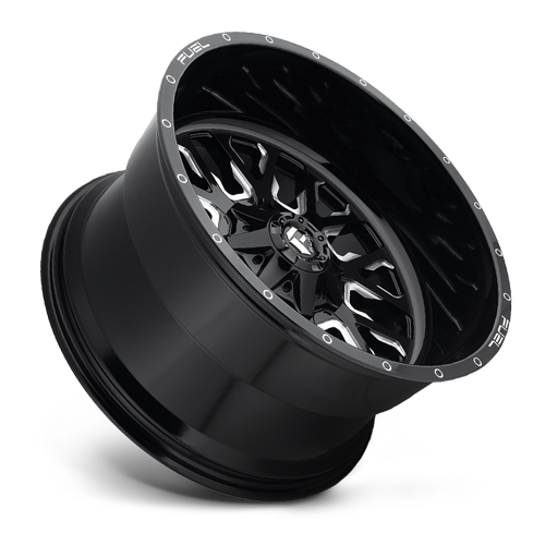 Aluminum Wheels 17X9 Stroke D611 5 On 114.3/5 On 127 Gloss Black/Milled 78.1 Bore -12 Offset Fuel Off Road Wheels