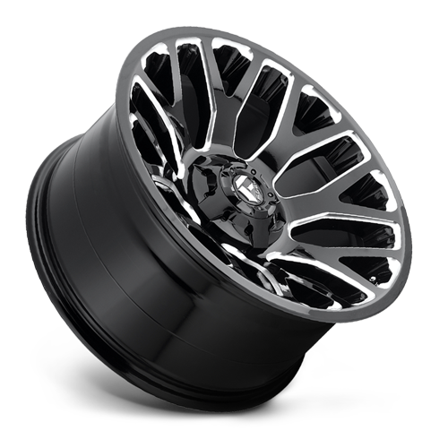 Aluminum Wheels 20X9 Warrior D623 5 On 139.7/5 On 150 Gloss Black Milled 110.3 Bore 1 Offset Fuel Off Road Wheels