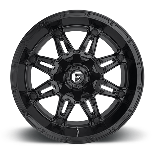 Aluminum Wheels 18X9 Hostage D625 6 On 135/6 On 139.7 Gloss Black 106.1 Bore 1 Offset Fuel Off Road Wheels